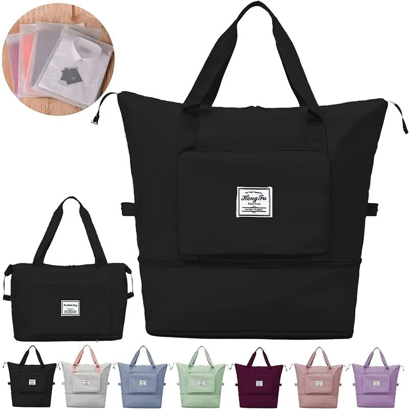 Large Capacity Folding Travel Bag Portable Lightweight Waterproof Bag