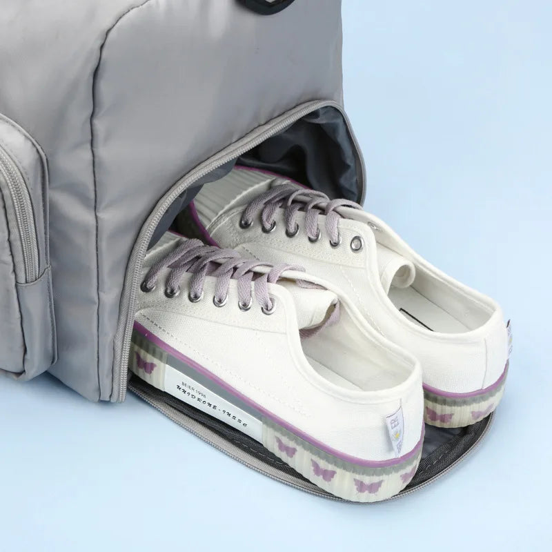 Large Capacity Folding Travel Bag Waterproof Luggage Tote Gym Yoga Storage