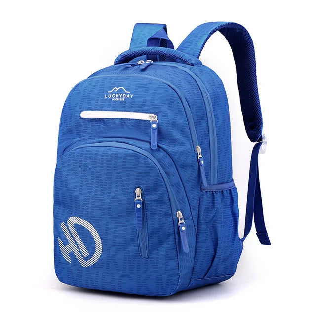 Large Capacity Junior High Boys School Bags Students Bag Travel Waterproof Child