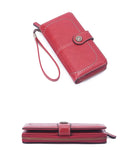 RFID Large Capacity Long Phone Wallet for Women with Zipper