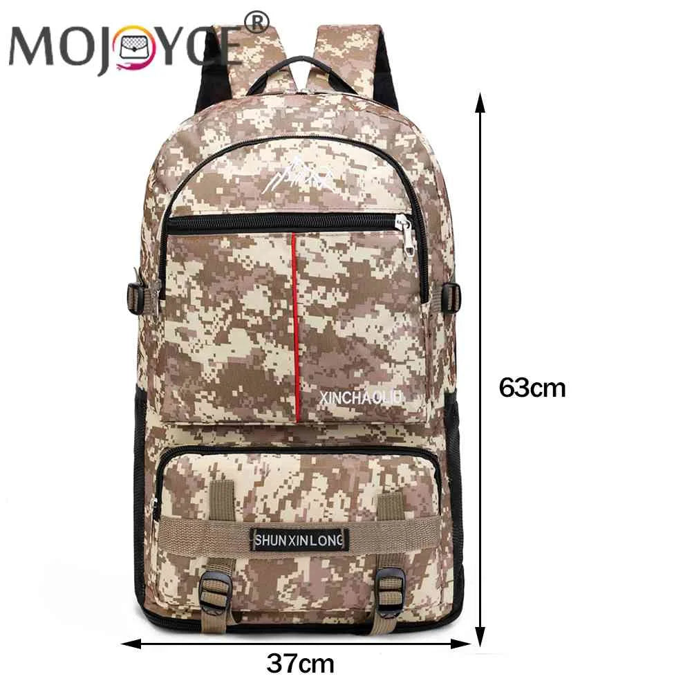 Large Capacity Mountaineering Bag Oxford Fitness Backpack Waterproof