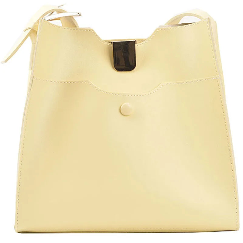 Large Capacity One Shoulder Bags Women's PU Leather High Style Female