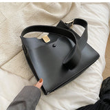 Large Capacity One Shoulder Bags Women's PU Leather High Style Female
