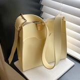 Large Capacity One Shoulder Bags Women's PU Leather High Style Female