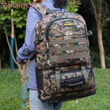 Large Capacity Outdoor Backpack Camo Camping Bag Multi-Pockets