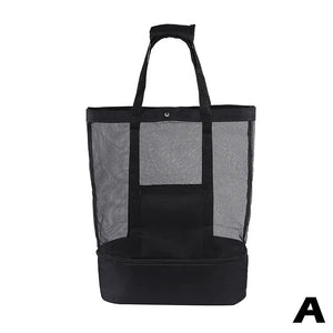 Large Capacity Beach Picnic Bag Double-Layer Insulation