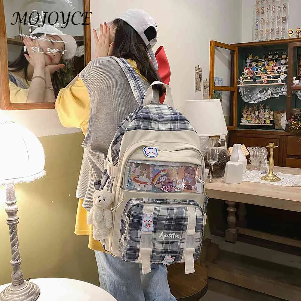 Large-Capacity School Bag Junior High School Boys Girls Shoulder Bag Printing