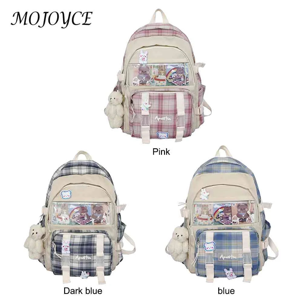 Large-Capacity School Bag Junior High School Boys Girls Shoulder Bag Printing