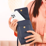 Large Capacity Shoulder Bag For Women With Touchable Cell Phone Pocket