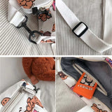 Cartoon Messenger Bag Young Girl Casual Printing Handbag