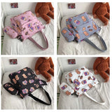 Cartoon Messenger Bag Young Girl Casual Printing Handbag