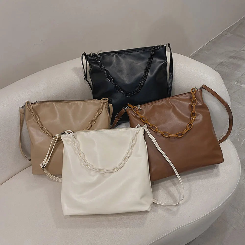 Large Capacity Shoulder Bags for Women Chain Crossbody Handbags