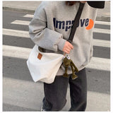 Causal Female Sling Bag Canvas Shoulder Handbag Crossbody Clutches