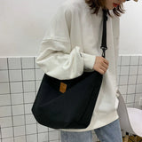 Causal Female Sling Bag Canvas Shoulder Handbag Crossbody Clutches