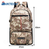 Large Capacity Sports Backpack Oxford Fitness Backpack Waterproof Multi-Pockets