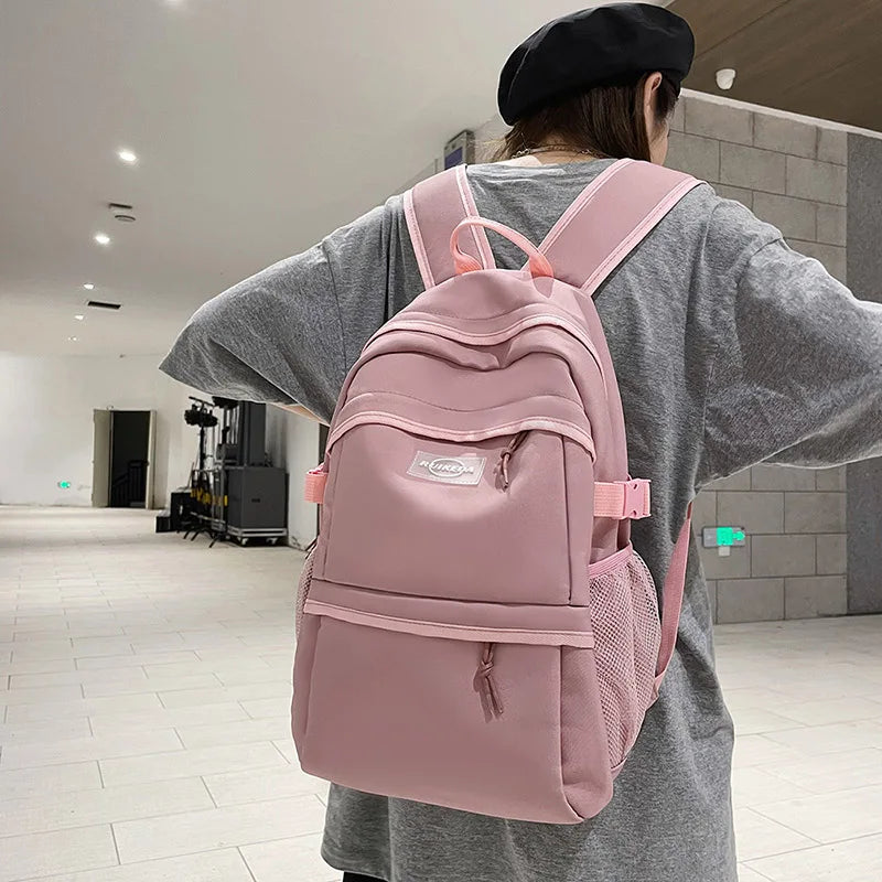 Large Capacity Student Backpack High Schoolbag For Teenage Girls Boys
