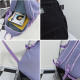 Large Capacity Student Backpack High Schoolbag For Teenage Girls Boys