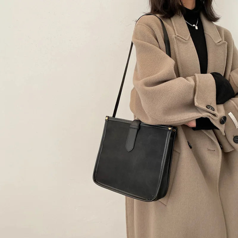 Large Capacity Tote Shoulder Bag for Women Pu Leather Handbag