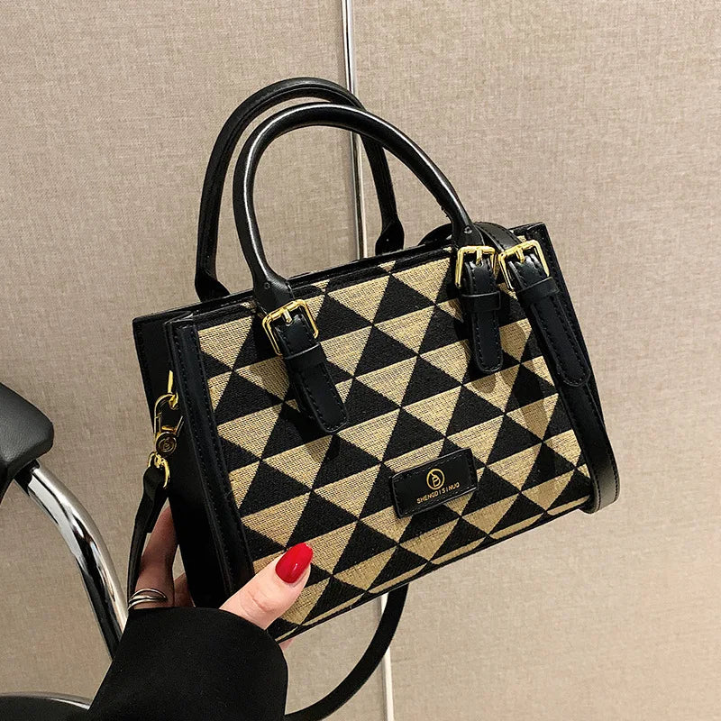 Large Capacity Tote Shoulder Bags Women PU Leather Handbags Vintage Messenger Ba