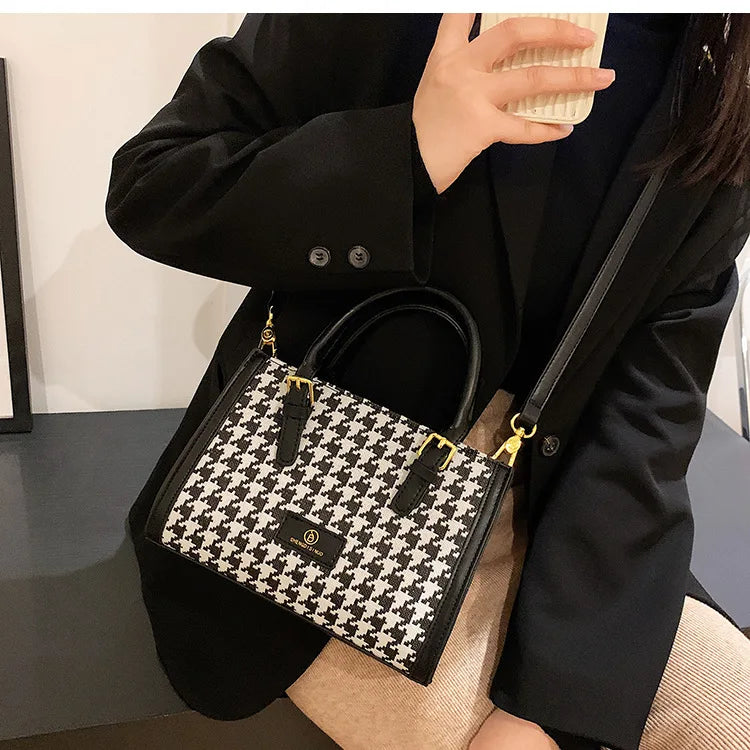 Large Capacity Tote Shoulder Bags Women PU Leather Handbags Vintage Messenger Ba