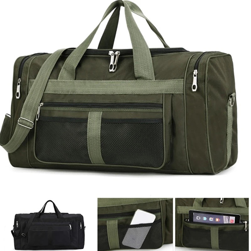 Large Capacity Travel Bag Multifunction Unisex Luggage Duffle Handbag