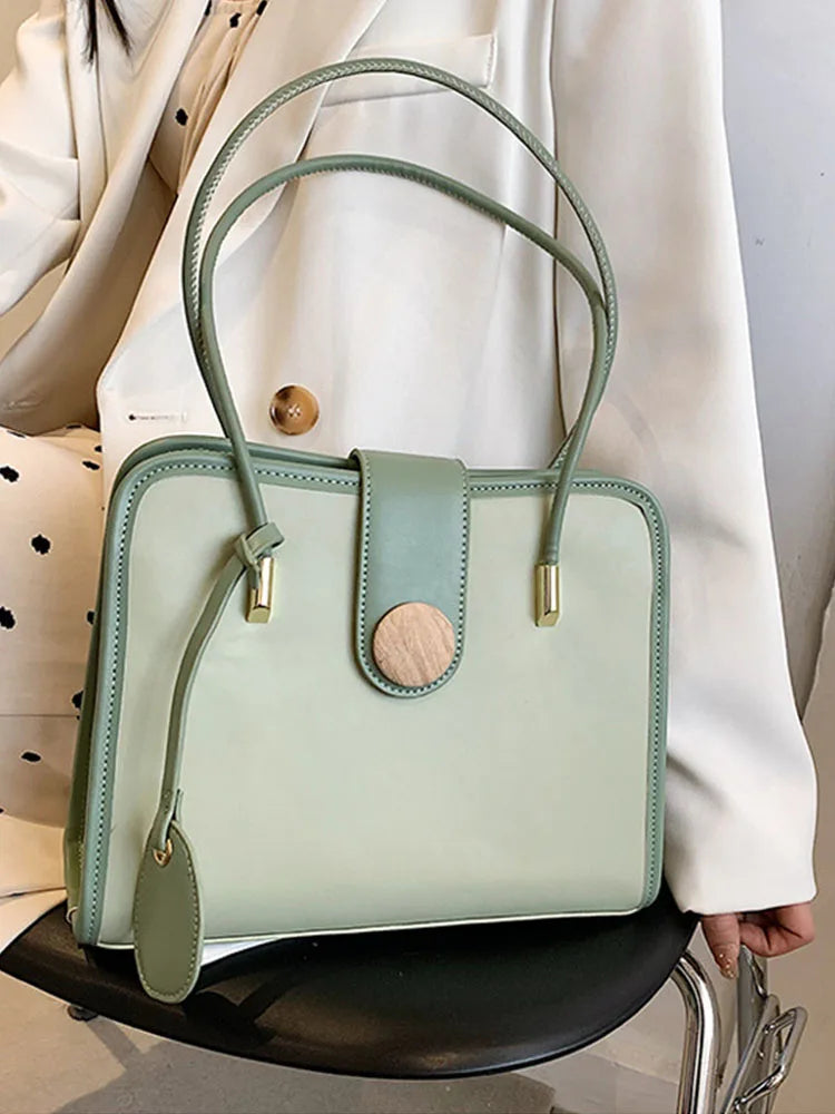 Large Capacity Underarm Bags for Women Pu Leather Tote Women's Bag