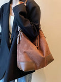 Large Capacity Women's Shoulder Bag Handbags Pu Leather Crossbody Bags