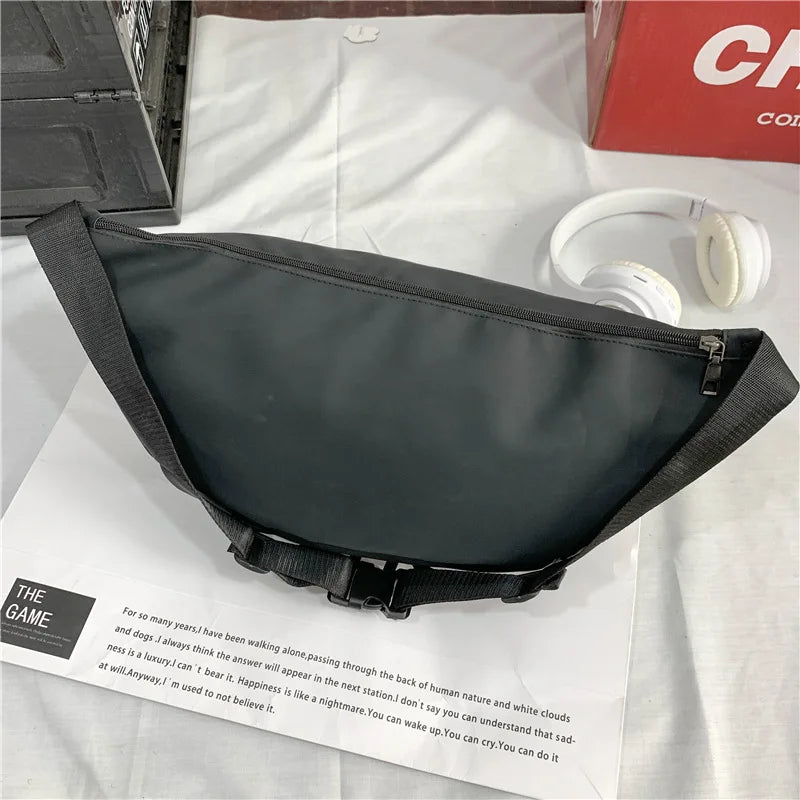 Streetwear Waist Bag Fanny Pack Chest Bags Hip Hop Waist Packs Phone Pocket