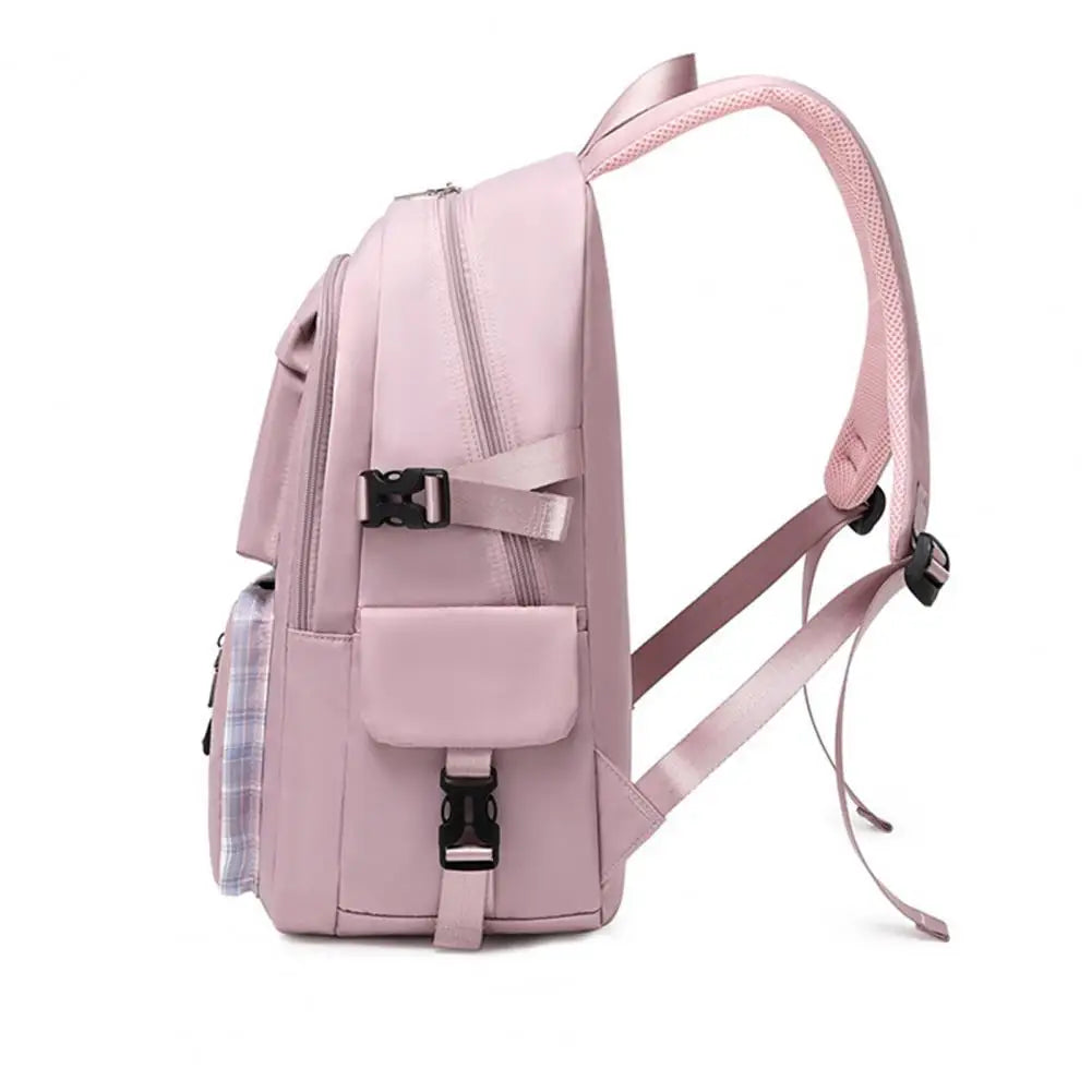 Spacious Zipper Pockets School Backpack