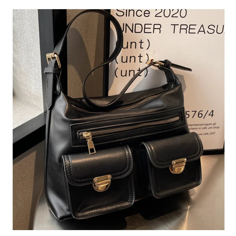 Large Capacity Punk Style Vintage Shoulder Purse Handbags