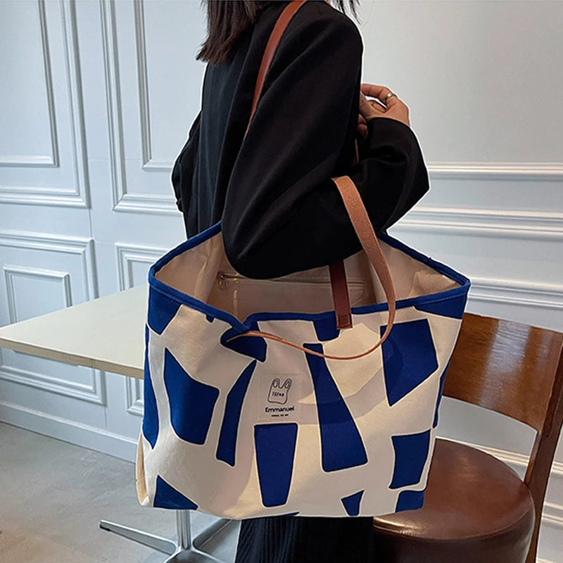 Large Capacity Women Handbags Canvas Shoulder Women's Bag