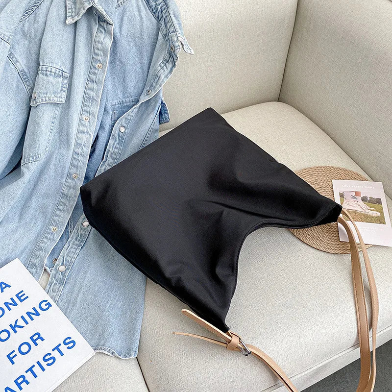 Large Capacity Women Shoulder Bag Nylon Tote Handbag Big Shopping Bags