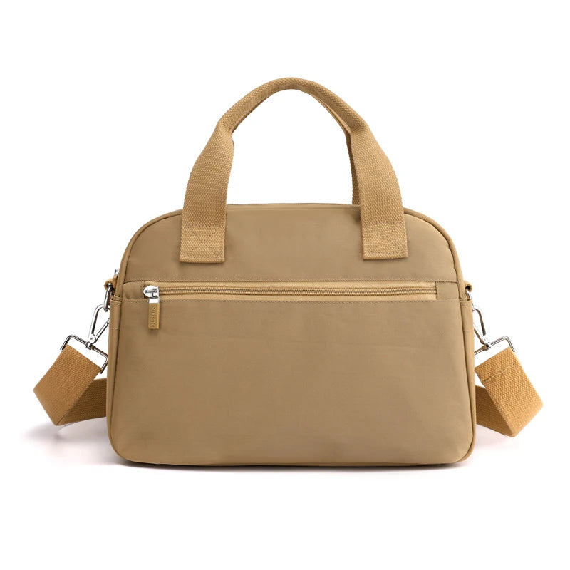 Large Capacity Women Travel Handbag Durable Fabric Shoulder Bag