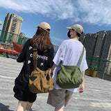 Large Capacity Women's Canvas Crossbody Shoulder Bag