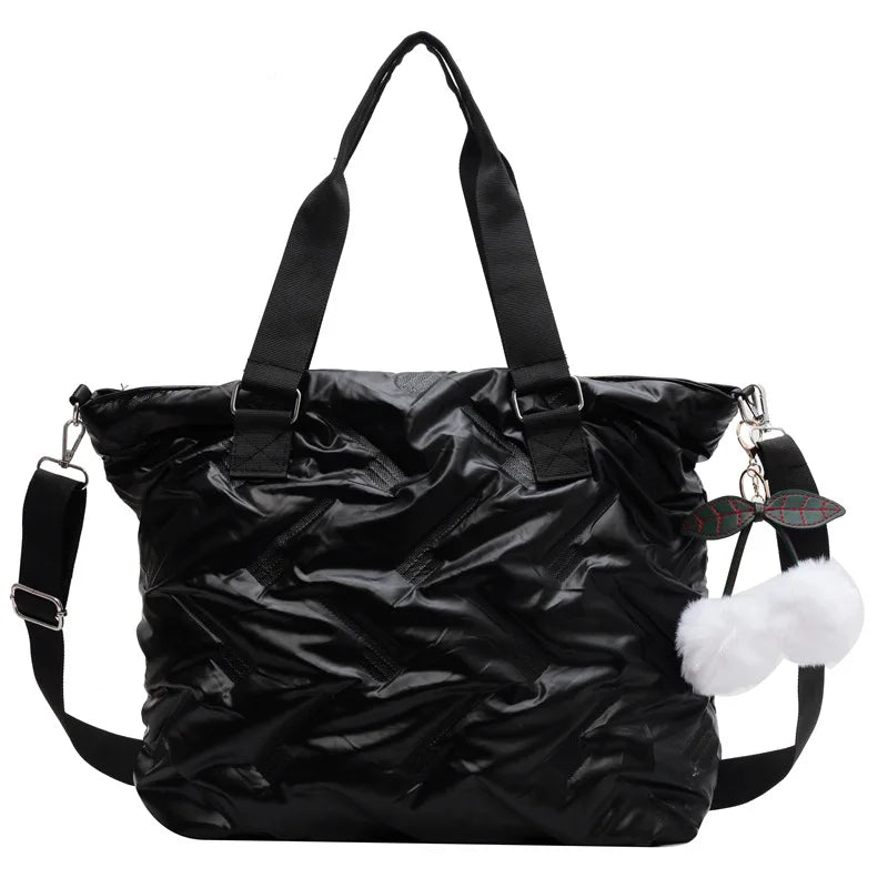 Women's Large Capacity Cotton Shoulder Bag