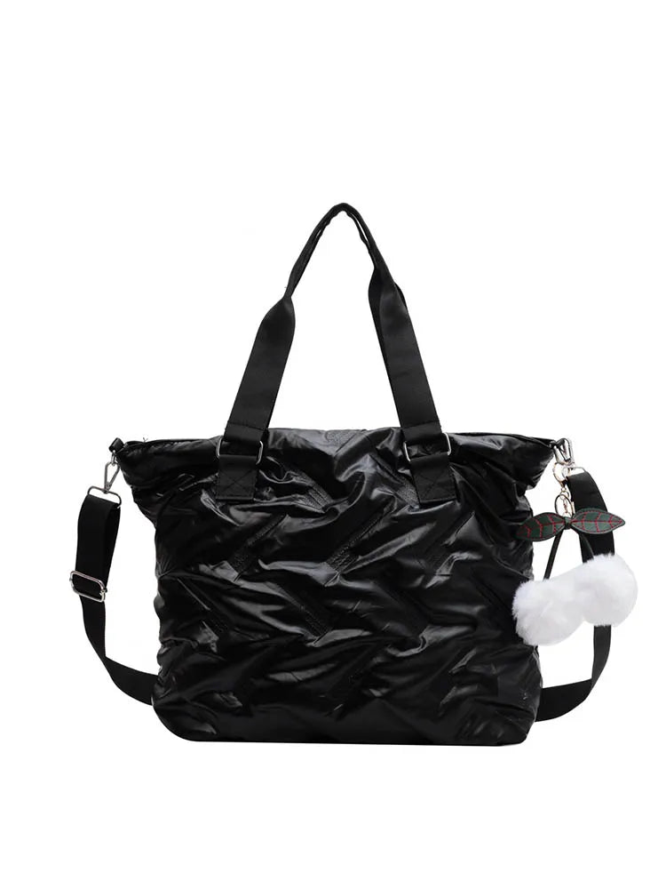 Women's Large Capacity Cotton Shoulder Bag