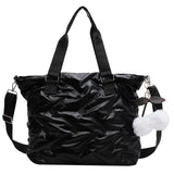 Women's Large Capacity Cotton Shoulder Bag