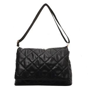 Women's Large Capacity Shoulder Bag Soft Pu Leather Handbags