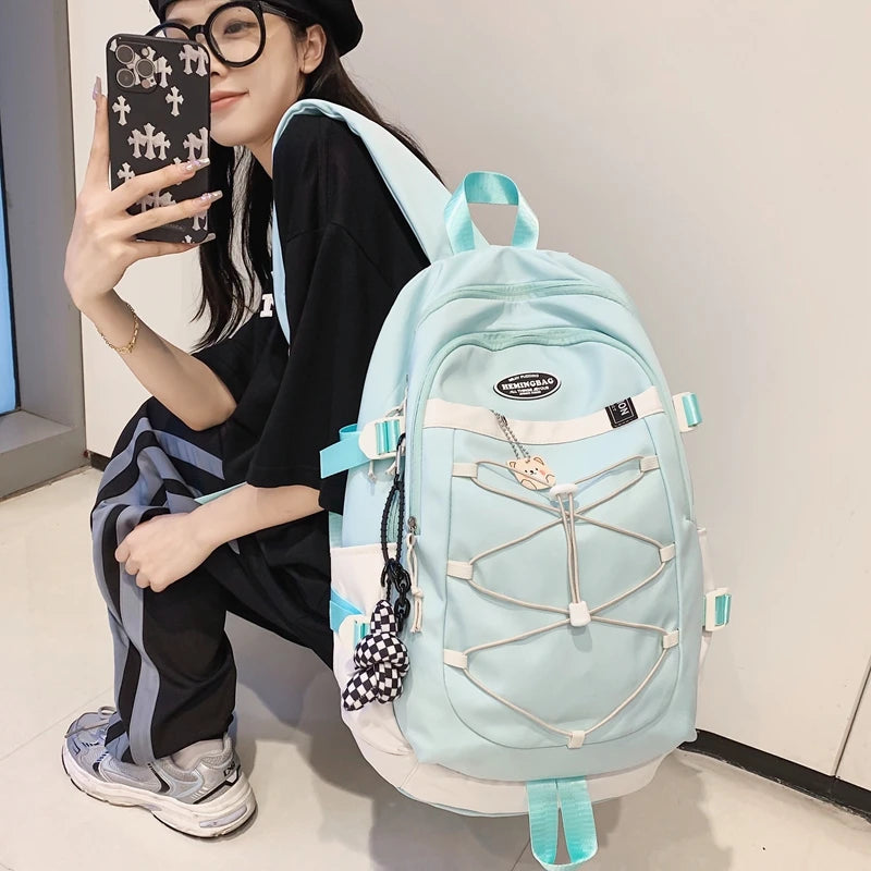 Large Casual Sport Travel Girl Travel School Lady Book College Female Large Back