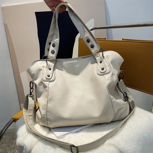 Women Shoulder Bags Big Size Leather Hobos Crossbody Bag Female Travel Shopper