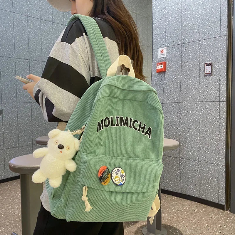 Large-capacity Backpack School Bag Girls Laptop Bag