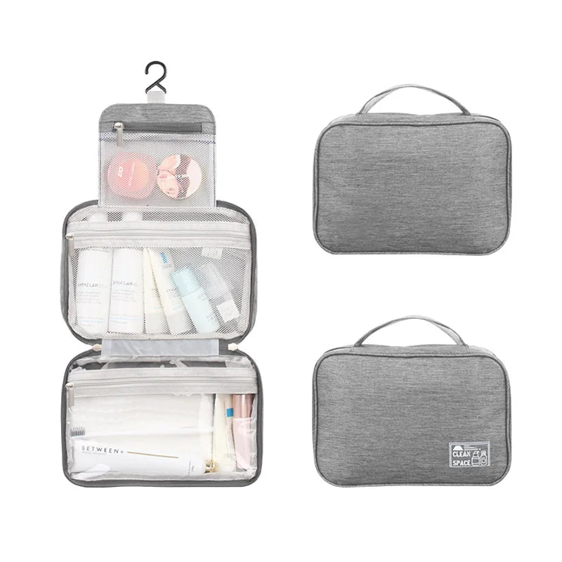 Large-Capacity Wash Cosmetic Bag Travel Makeup Storage Handbag