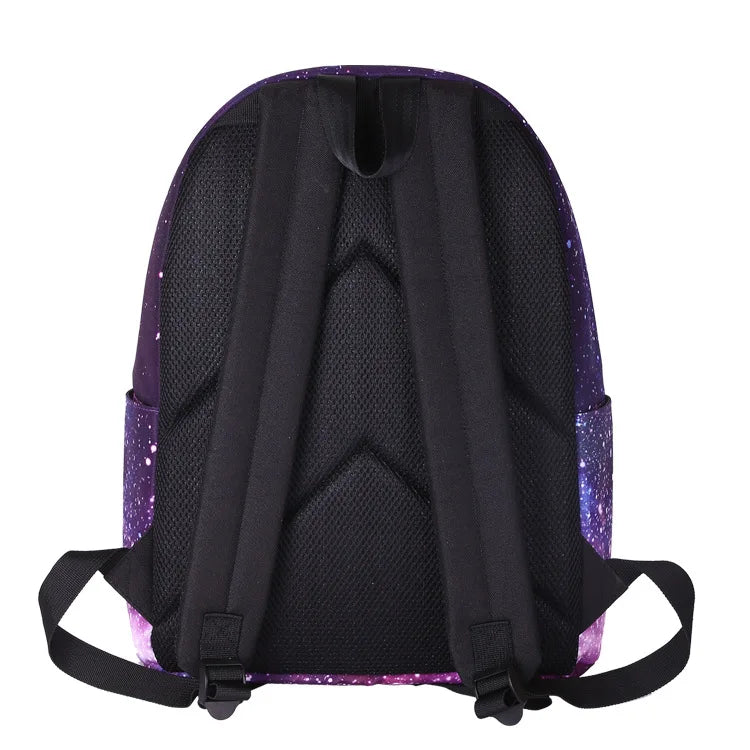 Large-Capacity Starry Shoulder Bag for College Women