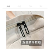 Large-capacity School Bag Canvas Backpack Female Ins Wind Student Backpack