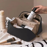 Large Travel Cosmetic Bag Women Toiletries Organizer Multi-functional Storage