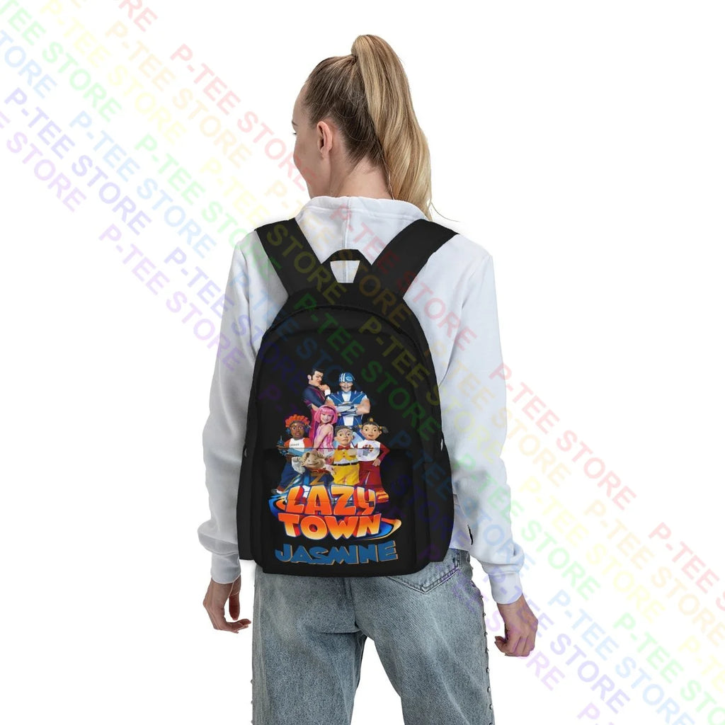 Lazy Town Stephanie Sportacus Backpack Shoe Bag