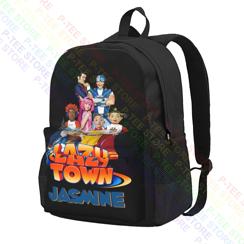 Lazy Town Stephanie Sportacus Backpack Shoe Bag