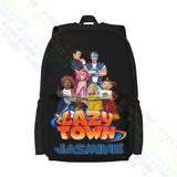 Lazy Town Stephanie Sportacus Backpack Shoe Bag