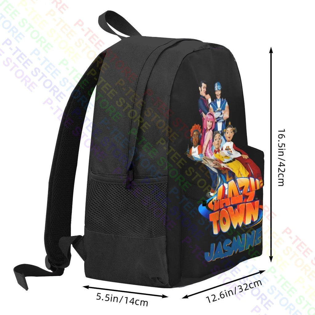Lazy Town Stephanie Sportacus Backpack Shoe Bag