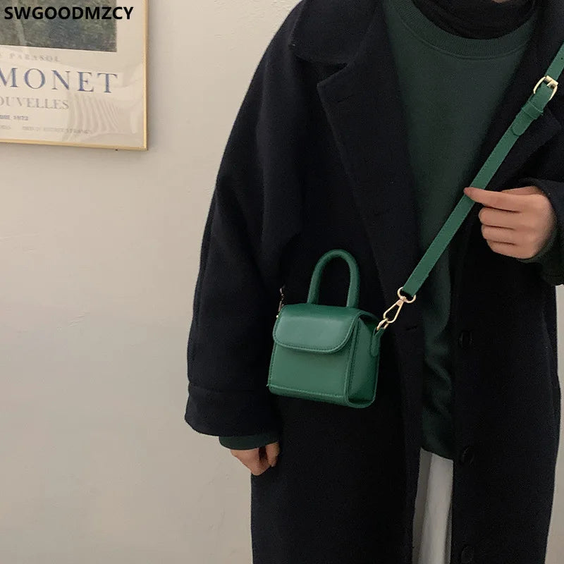 Leather Crossbody Shoulder Bag for Women Mini Bag